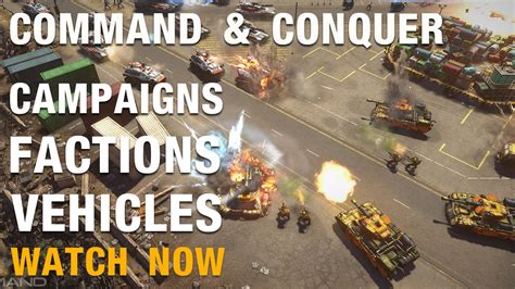 Command & Conquer | Factions, Vehicles and Campaign Gameplay | FTW September 2013 - YouTube