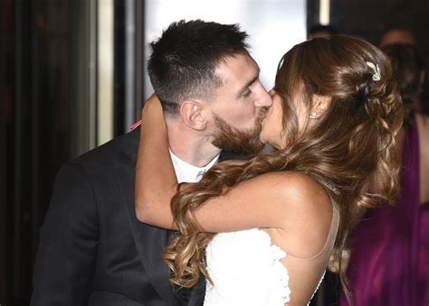 Lionel Messi and Wife Antonella Roccuzzo - Wedding Reception in Argentina 06/30/2017 • CelebMafia