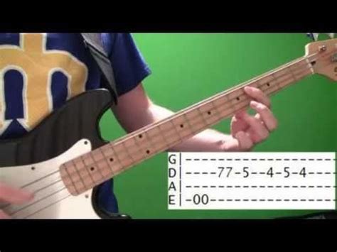 Bass Guitar Lesson - Funk Basslines with tabs - YouTube (With images ...