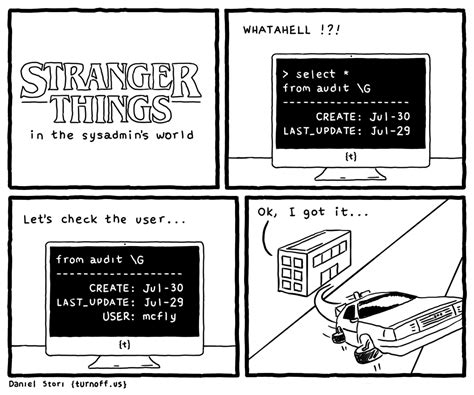 stranger things - in the sysadmin's world