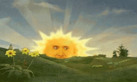 Sunrise GIF - NicholasCage Teletubbies Sun - Discover & Share GIFs