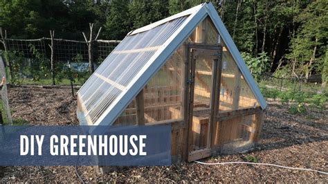 How To Build DIY A-Frame Greenhouse: Step By Step - YouTube