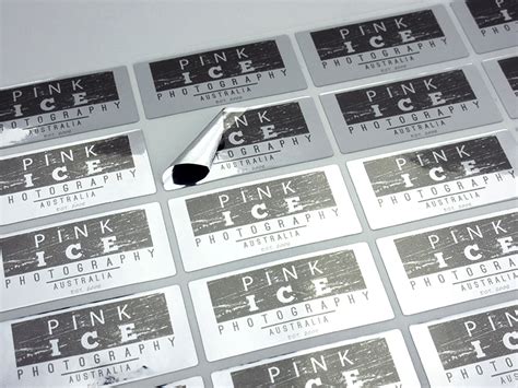 Gloss Silver Foil Sticker - 8BC Printing