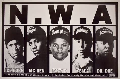 N.W.A. NWA The World’s Most Dangerous Group Album Cover Poster 24 x 36 - International Society ...