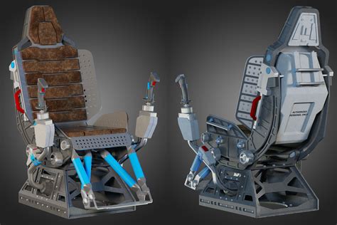 Futuristic chair 3D model | CGTrader