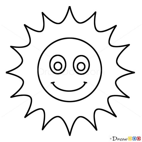 How to Draw Sun, Kids Draw