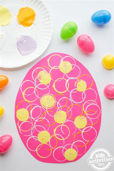 Simple & Fun Preschool Easter Egg Craft with Printable Egg Template ...