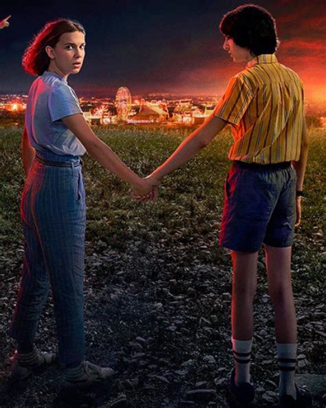 Stranger Things Eleven and Mike from the official season 3 poster ...