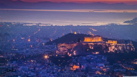 🔥 Free download Athens by night 4K HD Desktop Wallpaper for 4K Ultra HD ...