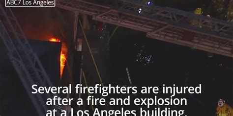 Firefighters injured after Los Angeles explosion | indy100