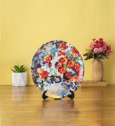 Buy Multicolour Ceramic Decorative Wall Plate by The Decor Mart at 65% ...