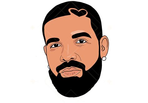 Drake Face Cartoon Loverboy - Etsy