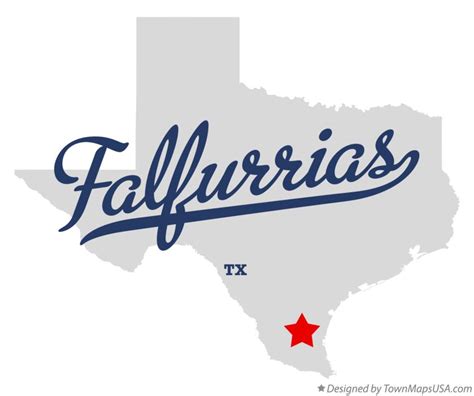 Map of Falfurrias, TX, Texas