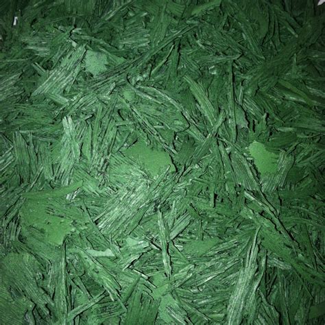 Shredded Rubber Mulch - Green | Happy Backyards