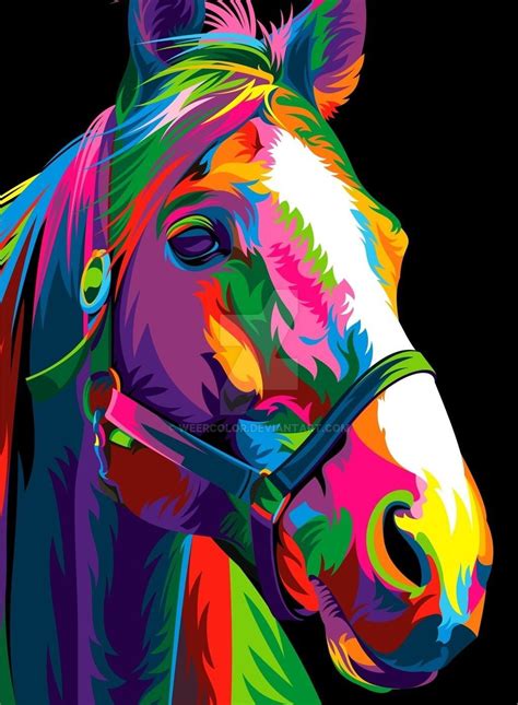 Colorful Animal Paintings, Colorful Animals, Abstract Animals, Animals ...