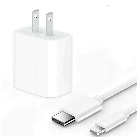 ORIGINAL APPLE 18w USB-C Fast Charge Wall Charger For iPhone 11 / Pro ...