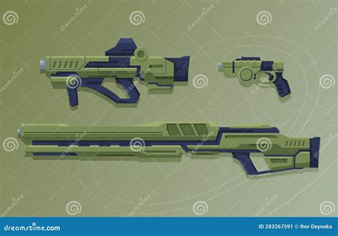 Futuristic Weapons for Games. Laser Weapons of the Future. Space ...