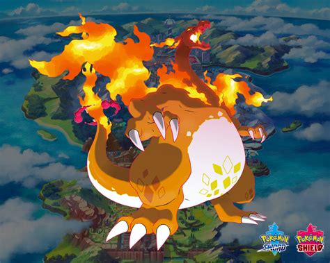 Pokemon Sword and Shield Gigantamax Charizard Wallpapers - Cat with Monocle