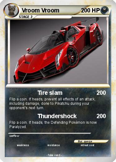 Pokémon Vroom Vroom 10 10 - Tire slam - My Pokemon Card