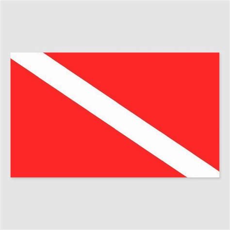 Dive Flag Sticker | Zazzle | Dive flag, Diving, Stickers