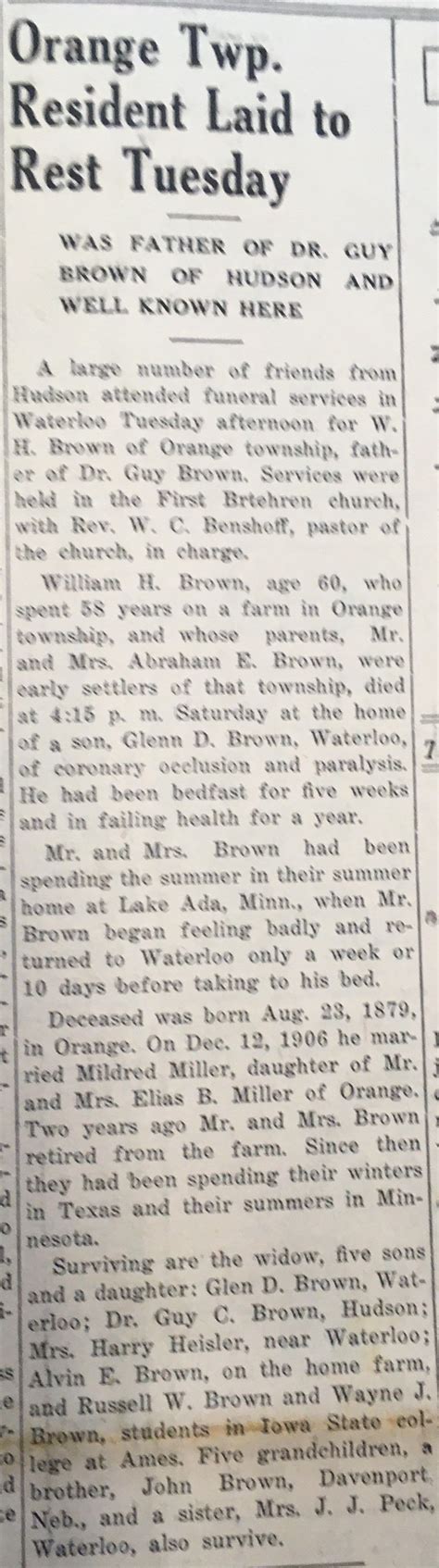 William H. Brown (1879-1939) - Find a Grave Memorial