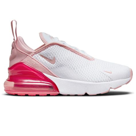 Nike Air Max 270 Kids Casual Shoes White/Pink US 3 | Rebel Sport