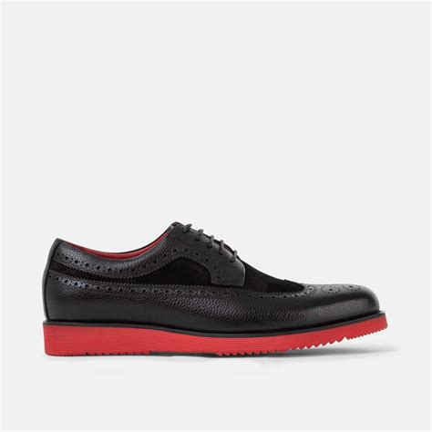 Oscar Navy Wholecut Brogue Sneakers - Marc Nolan