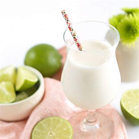 Frozen Vanilla Coconut Lime Drink. Frozen Vanilla Coconut Lime ...