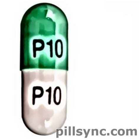 green capsule P10 - Canada fluoxetine 10 mg Pill Images