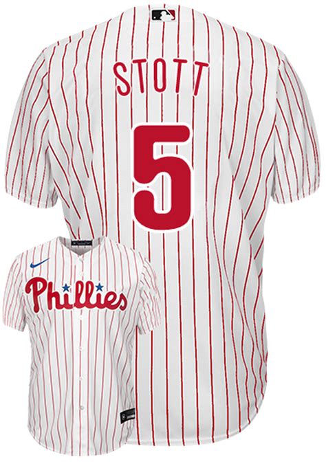 Bryson Stott Youth Jersey - Philadelphia Phillies Replica Kids Home Jersey