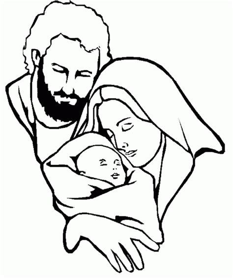 Mary And Joseph Coloring Pages - Coloring Home