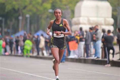 Amane Beriso Shanukle from Ethiopia wins women's marathon at the World ...