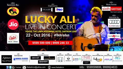 Lucky Ali Live Concert in Dehradun - Himalayan Buzz