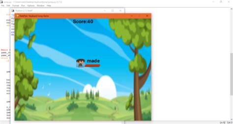 Keyboard Jump Game in Python - DataFlair