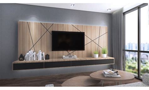 Comment décorer le mur derrière la télévision ? - Soo Deco | Bedroom tv wall, Living room tv ...