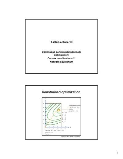 Convex combinations algorithm 1 - MIT OpenCourseWare