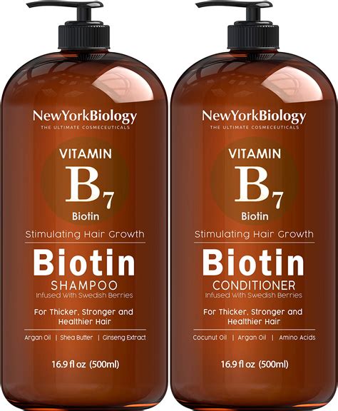 Biotin Shampoo and Conditioner Set for Hair Growth and Thinning Hair ...