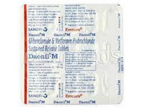 Daonil M Tablets at Rs 90/stripe in Nagpur | ID: 2850519054812