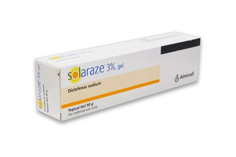 Solaraze Gel (Diclofenac Sodium 3%) 100 grams per package - Skyva ...