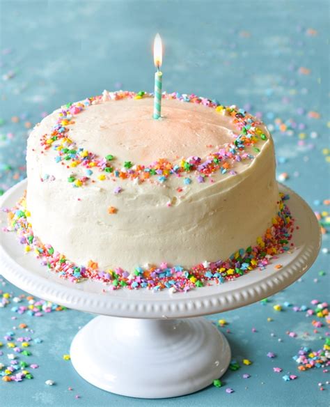 Vanilla Birthday Cake with Old-Fashioned Vanilla Buttercream - Once Upon a Chef