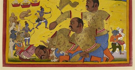 Indian Epics: Images and PDE Epics: Image: The Fall of Kumbhakarna