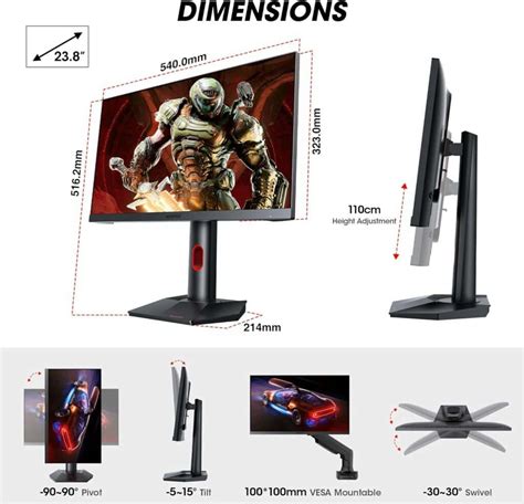 Koorui GP01 Review 2024: 24" 1440p 165Hz IPS Gaming Monitor