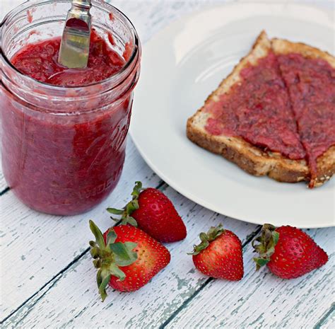 Slow Cooker Strawberry Rhubarb Jam ~ Recipe - The Cottage Mama