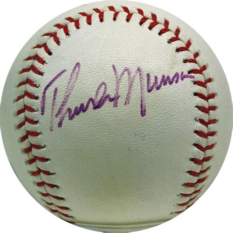 Lot Detail - Thurman Munson Exceptional Single Signed Baseball (JSA)