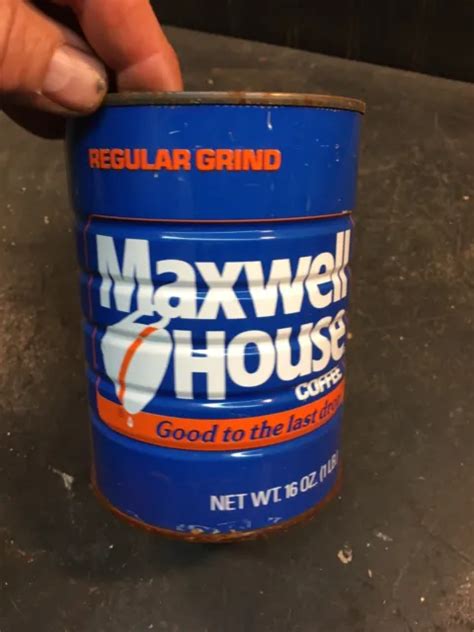 MAXWELL HOUSE VINTAGE Coffee 16 oz Can Tin Regular Grind No Lid $17.99 ...