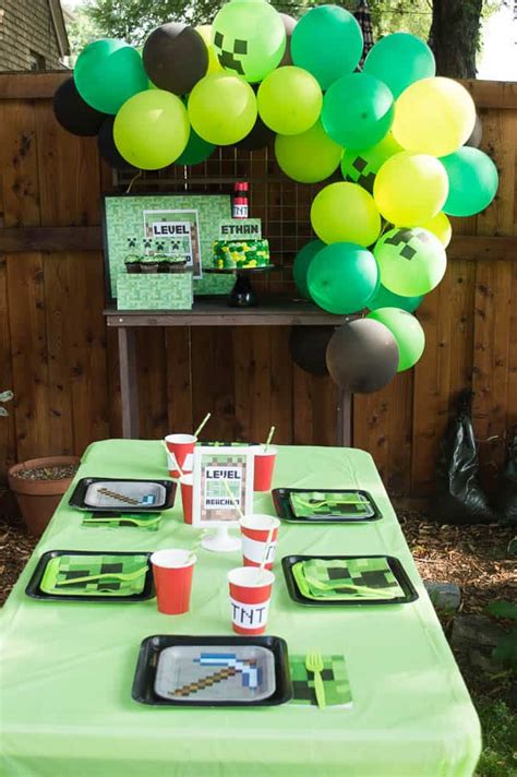 Minecraft Birthday Party (with Free Printables) - Elva M Design Studio