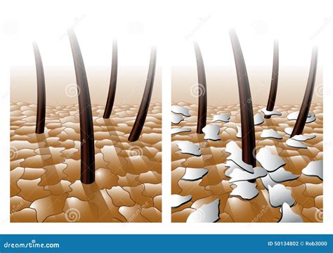 Dandruff Stock Vector - Image: 50134802