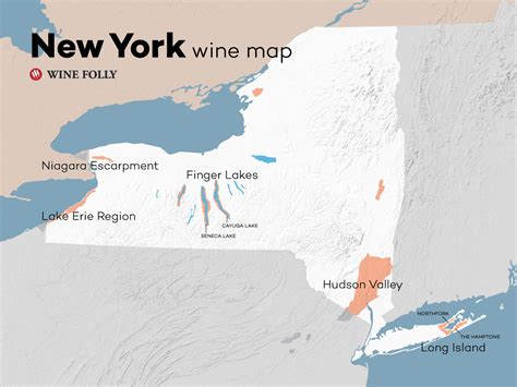 Upstate New York Wineries Map - Tourist Map Of English