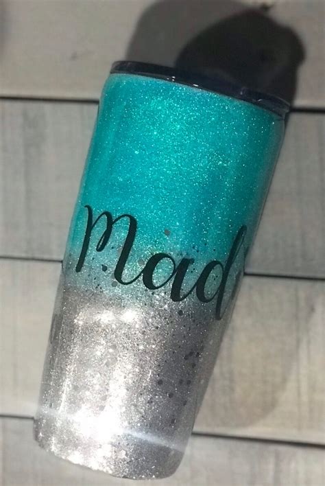 Ombré glitter tumbler | Etsy