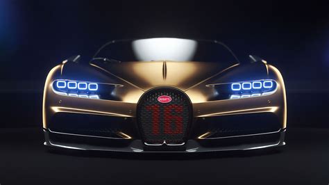 GOLD BHUGGATI CHIRON FRONT 2020 | Bugatti, Bugatti chiron, Car wallpapers